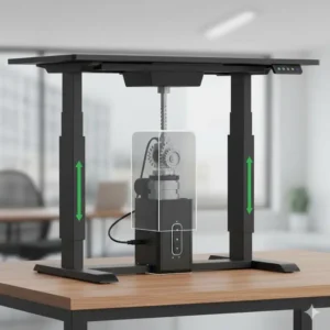 Die technische Funktionsweise und der Motor eines elektrisch schreibtischaufsatz ergonomisch im Detail.