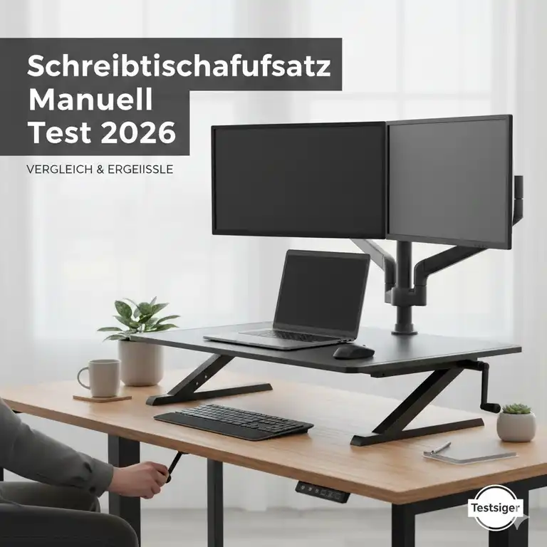 Schreibtischaufsatz manuell Test 2026: Die 7 besten Modelle im Vergleich