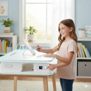 Die stufenlose Höhenverstellung für den elektrisch schreibtischaufsatz kinder.