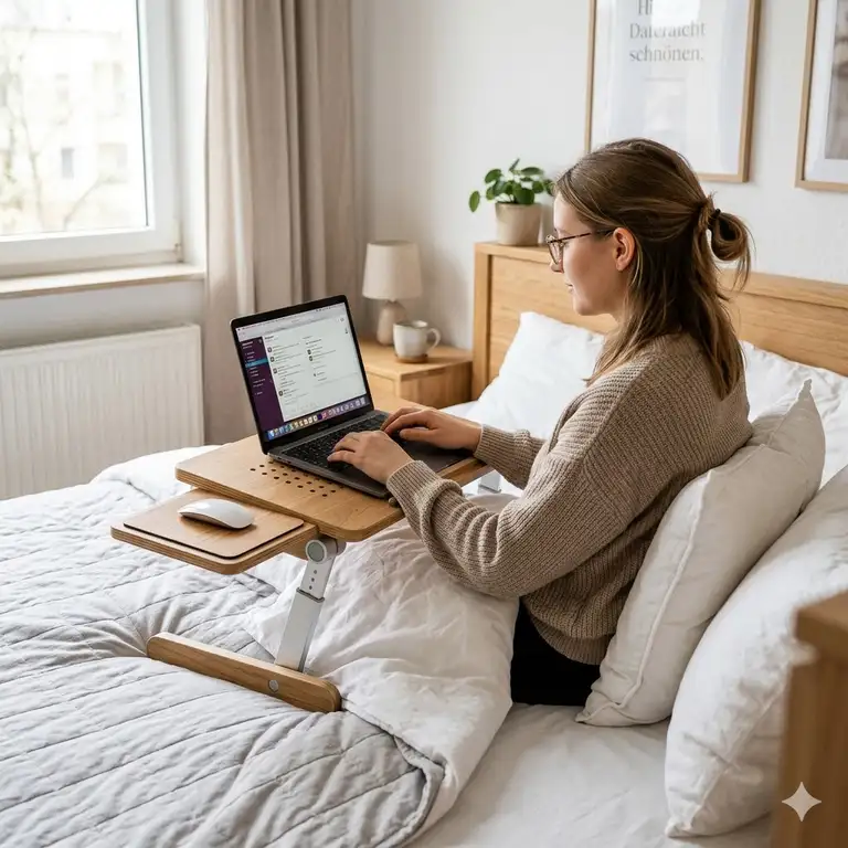 5 Beste laptop schreibtischaufsatz bett (Test 2026): Die Top-Modelle für mehr Komfort & Ergonomie