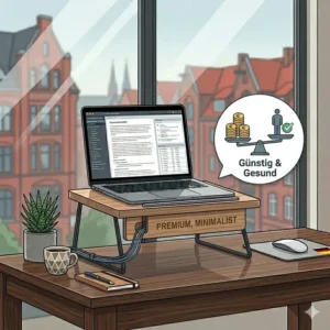 Fazit zum laptop schreibtischaufsatz günstig für gesundes Arbeiten.