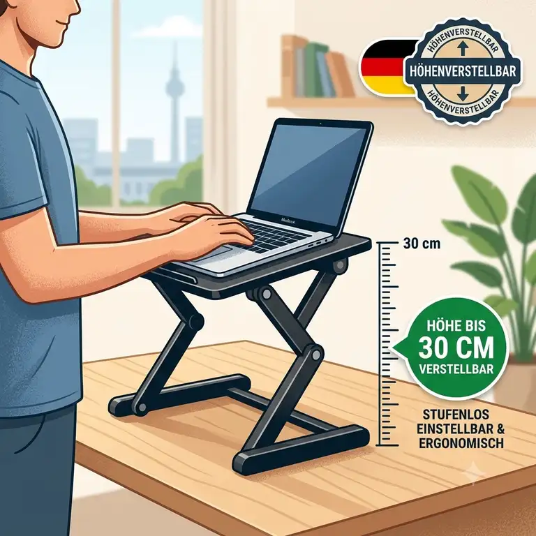 Die 5 besten laptop schreibtischaufsatz höhe bis 30 cm (Test 2026)