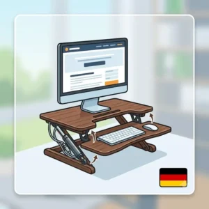 Ergonomischer Schreibtischaufsatz Test: Schritt-für-Schritt-Anleitung zur richtigen Einrichtung am Arbeitsplatz.