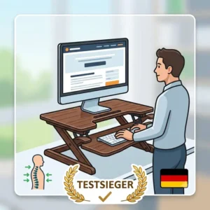 Ergonomischer Schreibtischaufsatz Test: Benutzererfahrungen und eine Bewertung der täglichen Handhabung.