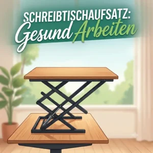 Illustration 1 depictingreibtischaufsatz gesund arbeiten with adjustable height mechanism.